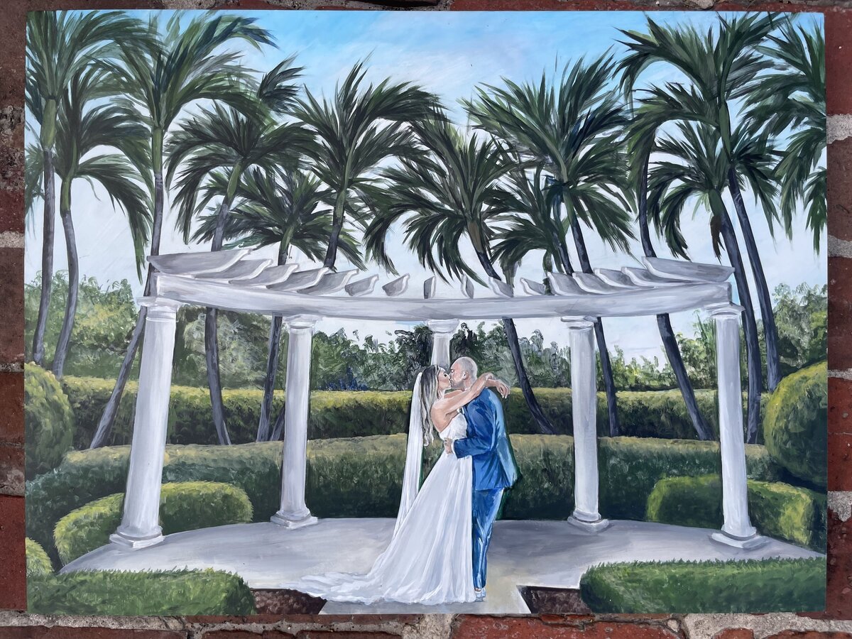 Live Wedding Painting - Fort Myers, FL 