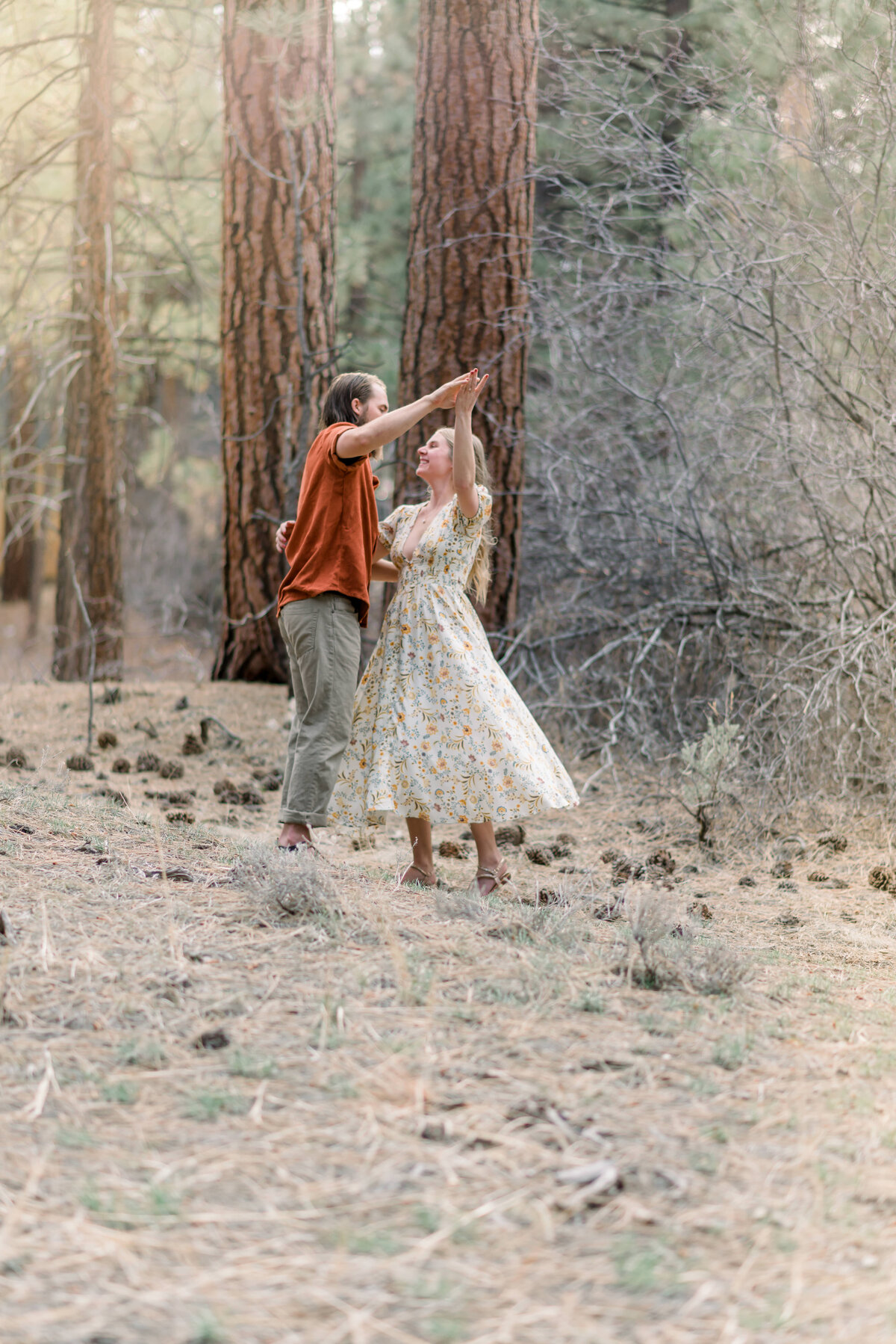 ouple engagement session at Big Bear CA