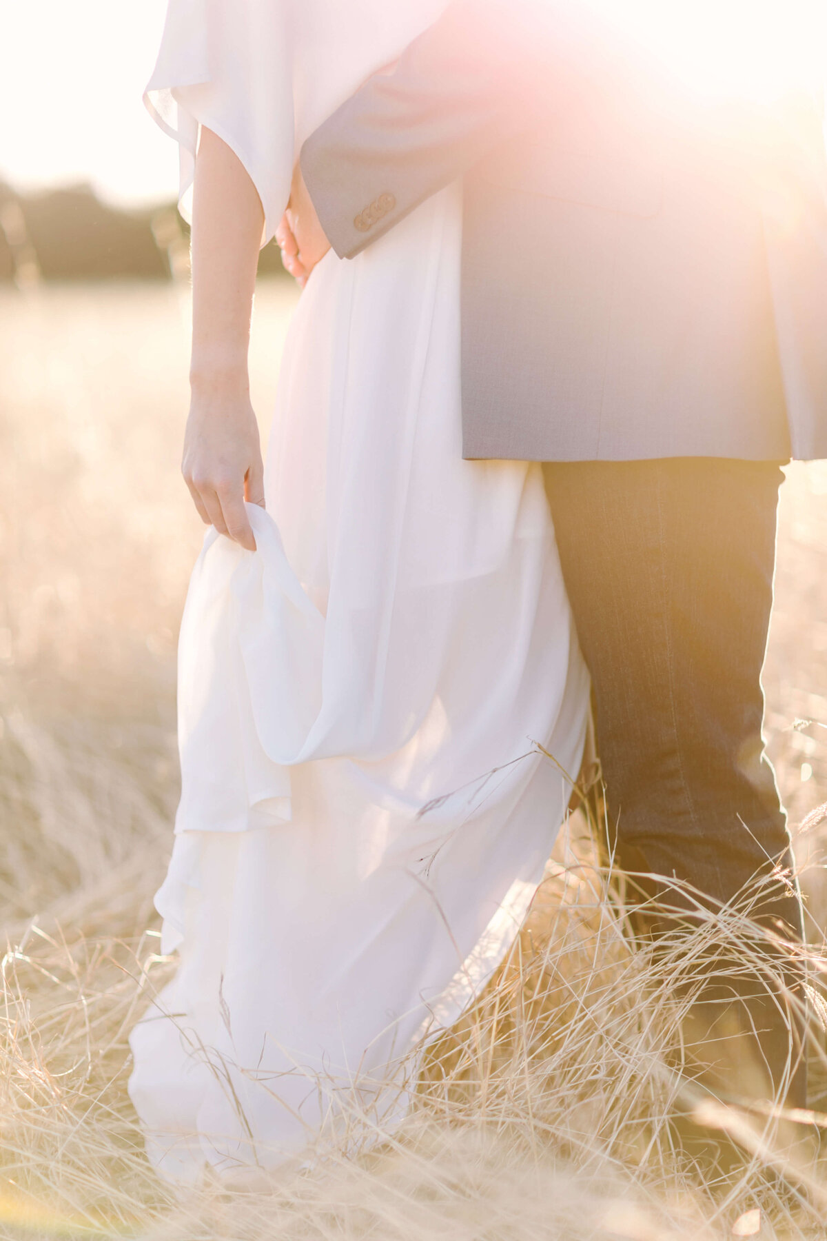 Golden hour engagement session in Dripping Springs