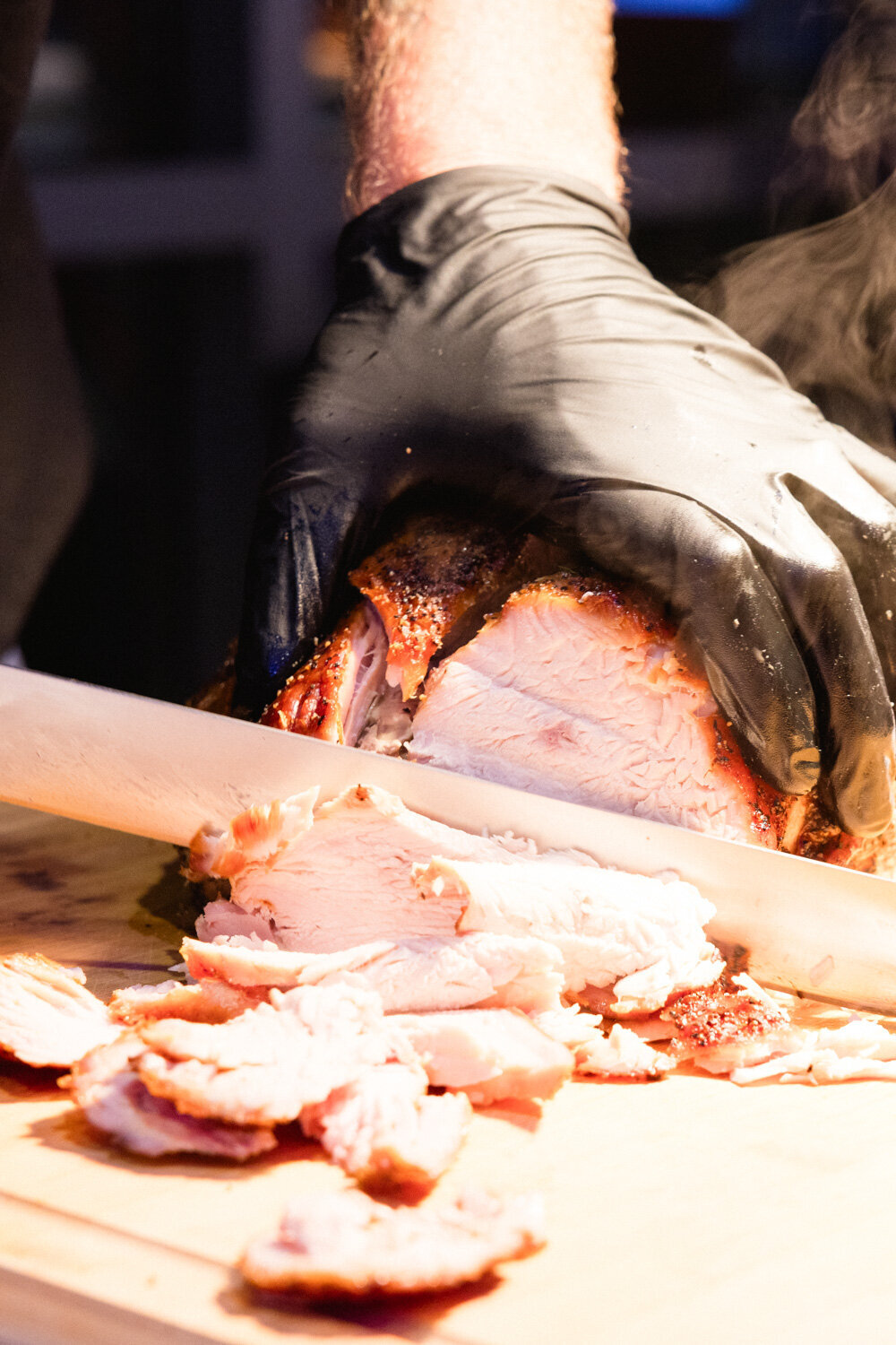 carving station - corporate event catering - Dallas Texas