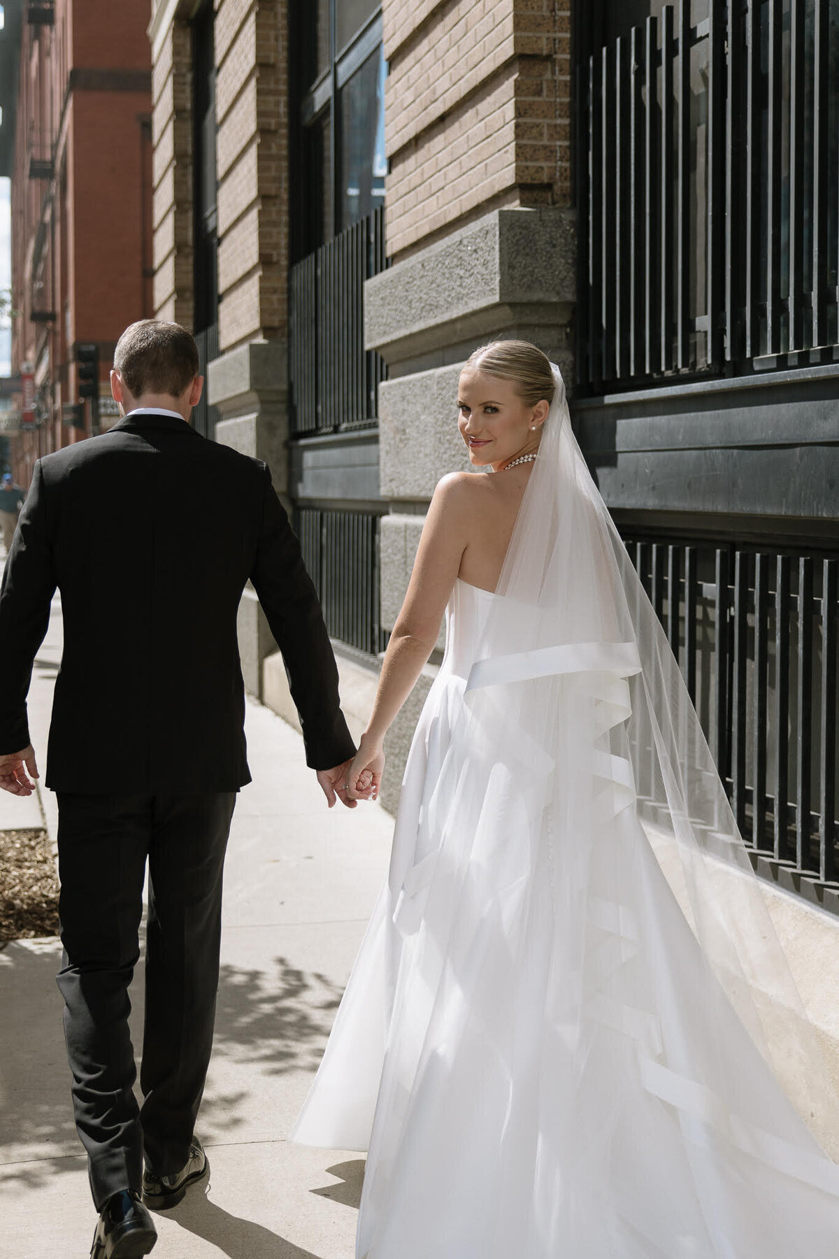 jenn looking back with husband