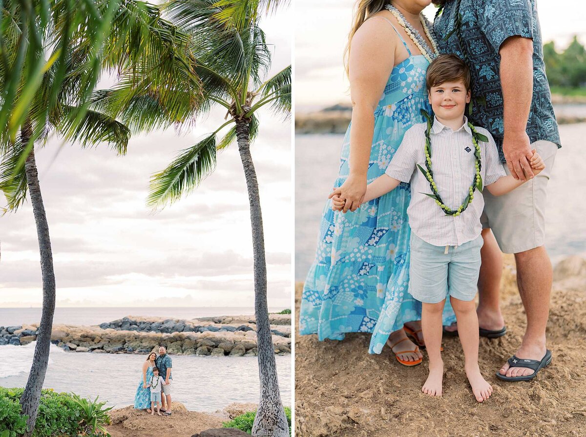 Secret Beach Family Portrait Photographer Oahu Hawaii Woods Family-3
