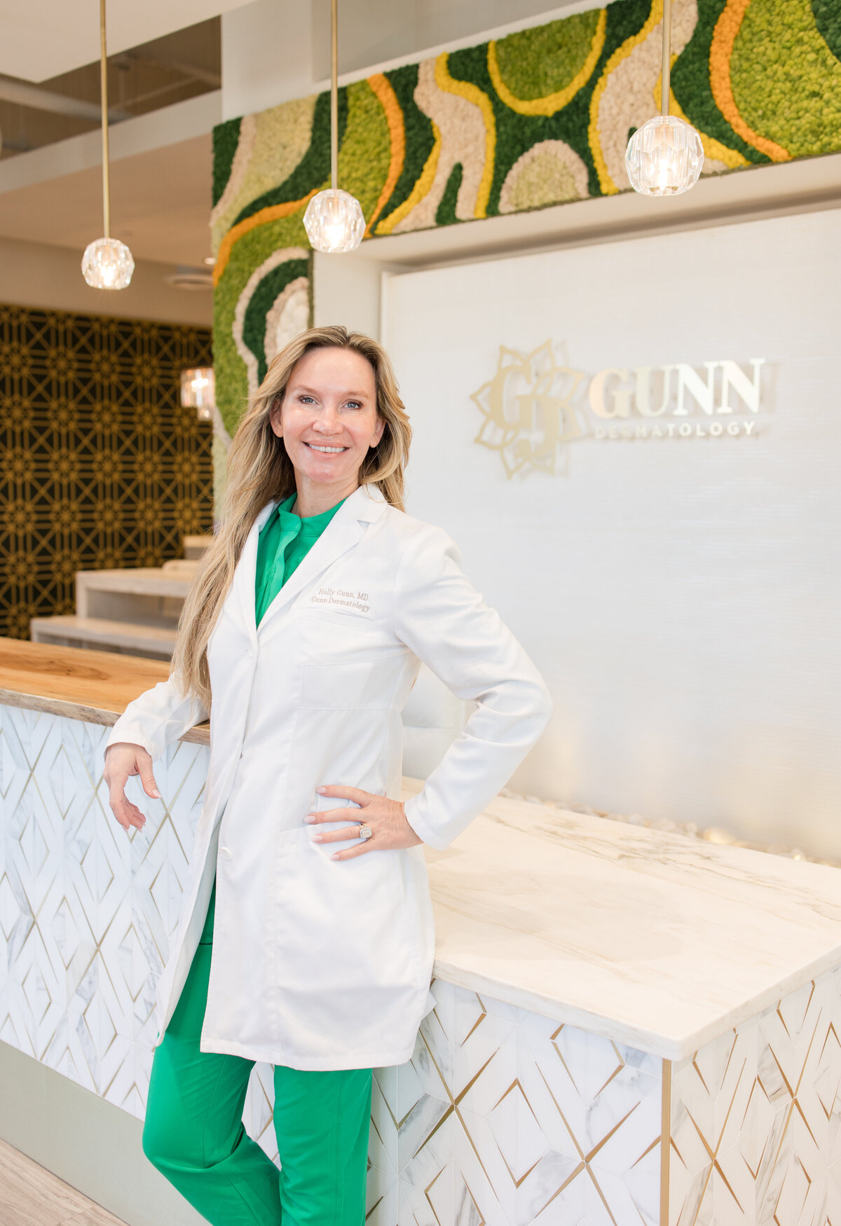 personal brand photoshoot for  gunn dermatology