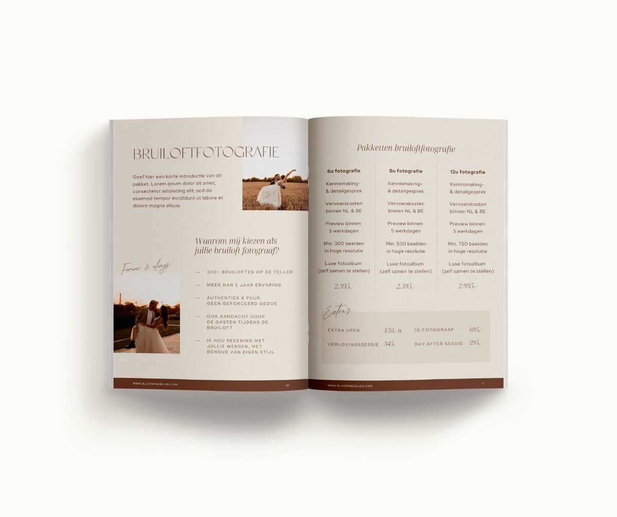 Canva brochure template Blooming Bliss 6