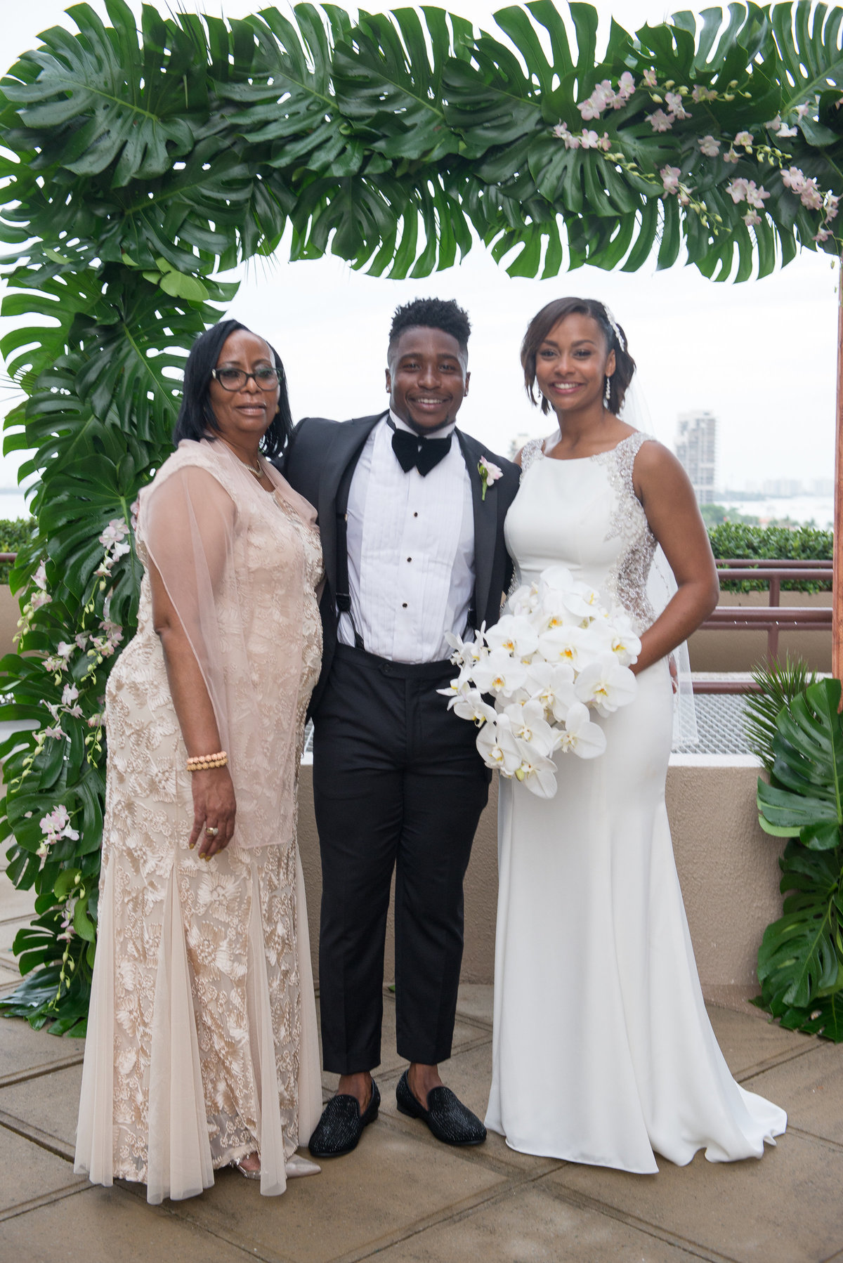NFL Miami Dolphins Brandon Radcliff ShaKyra Radcliff Briza on the Bay Wedding Andrea Arostegui Photography-187