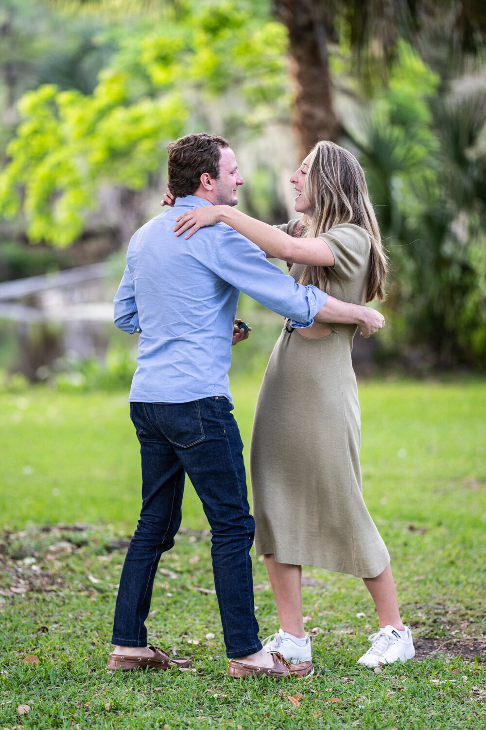 Marriage Proposal in New Orleans City Park