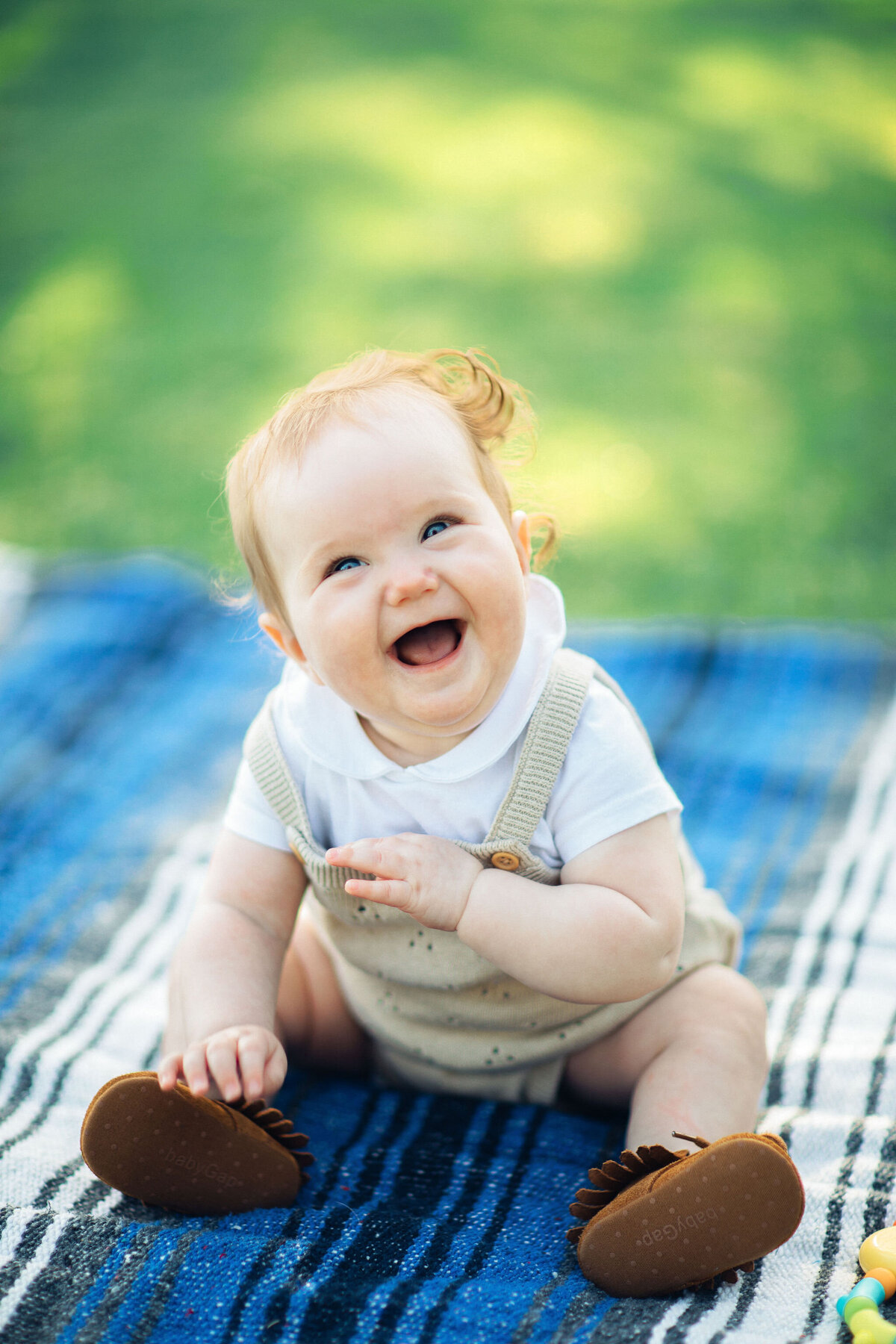 Family Portrait Photo Of Baby Boy Smiling In Los Angeles