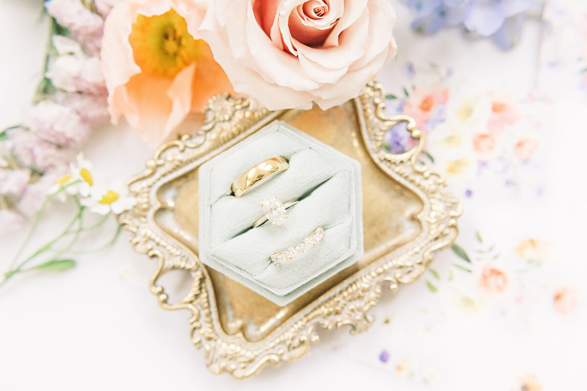 details of wedding rings