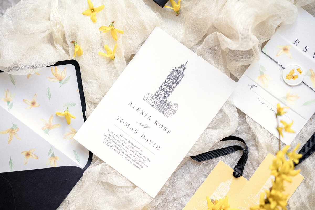 19-London_wedding_elopement_flatlay_black_yellow_victoria_amrose_photography (7)