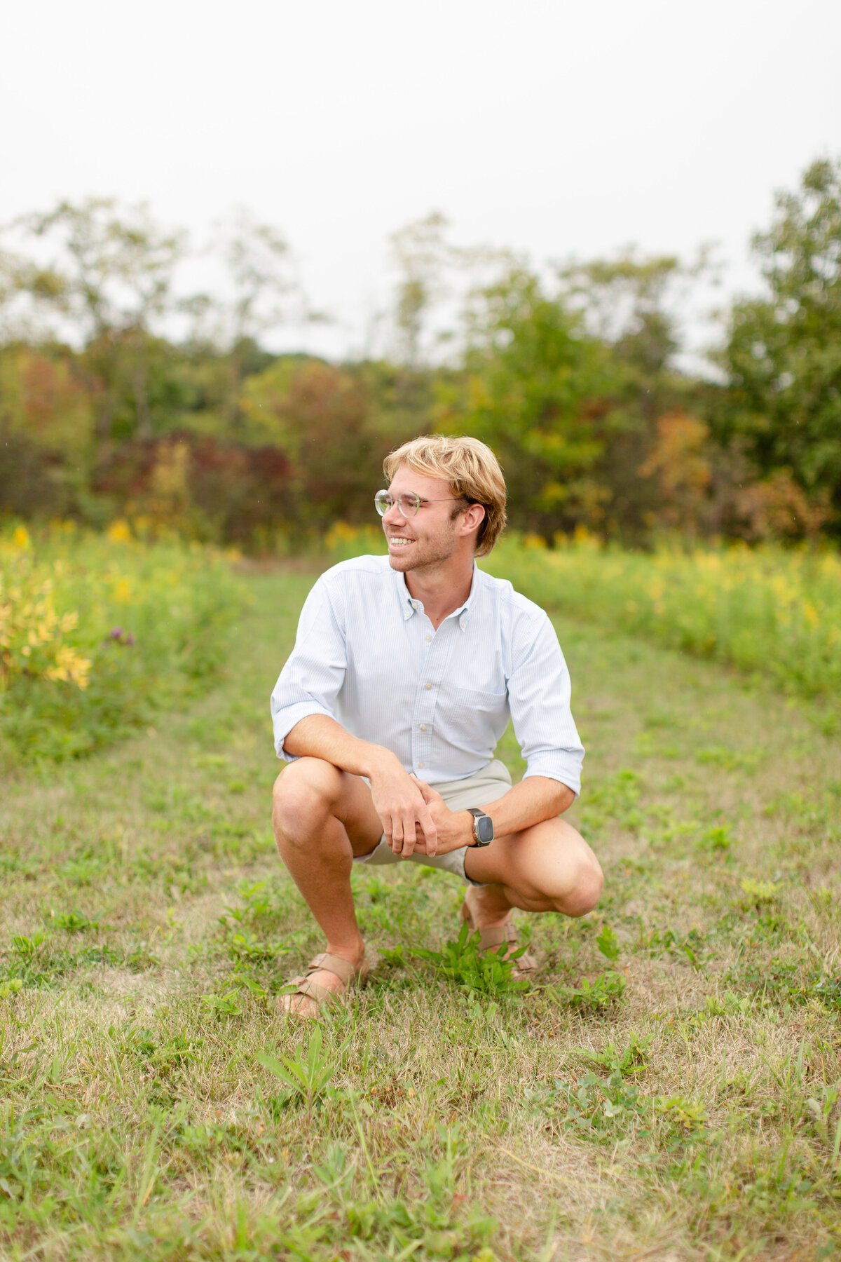 light and airy senior photos