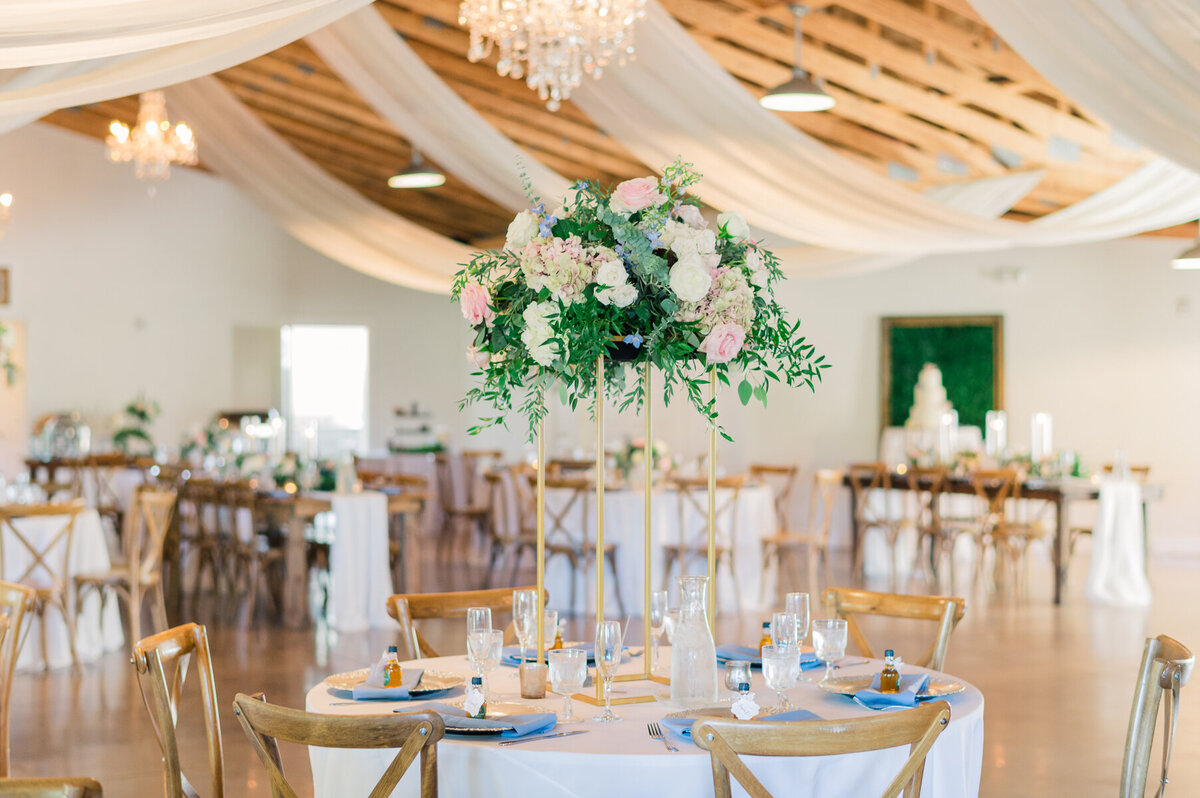 Kelsey & John Up the Creek Farms Weddingg Boathouse Decor | Lisa Marshall Photography