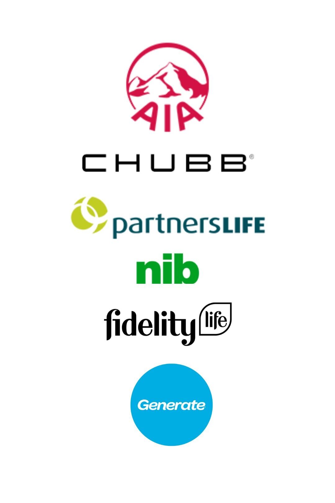 Collection of New Zealand insurance company logos