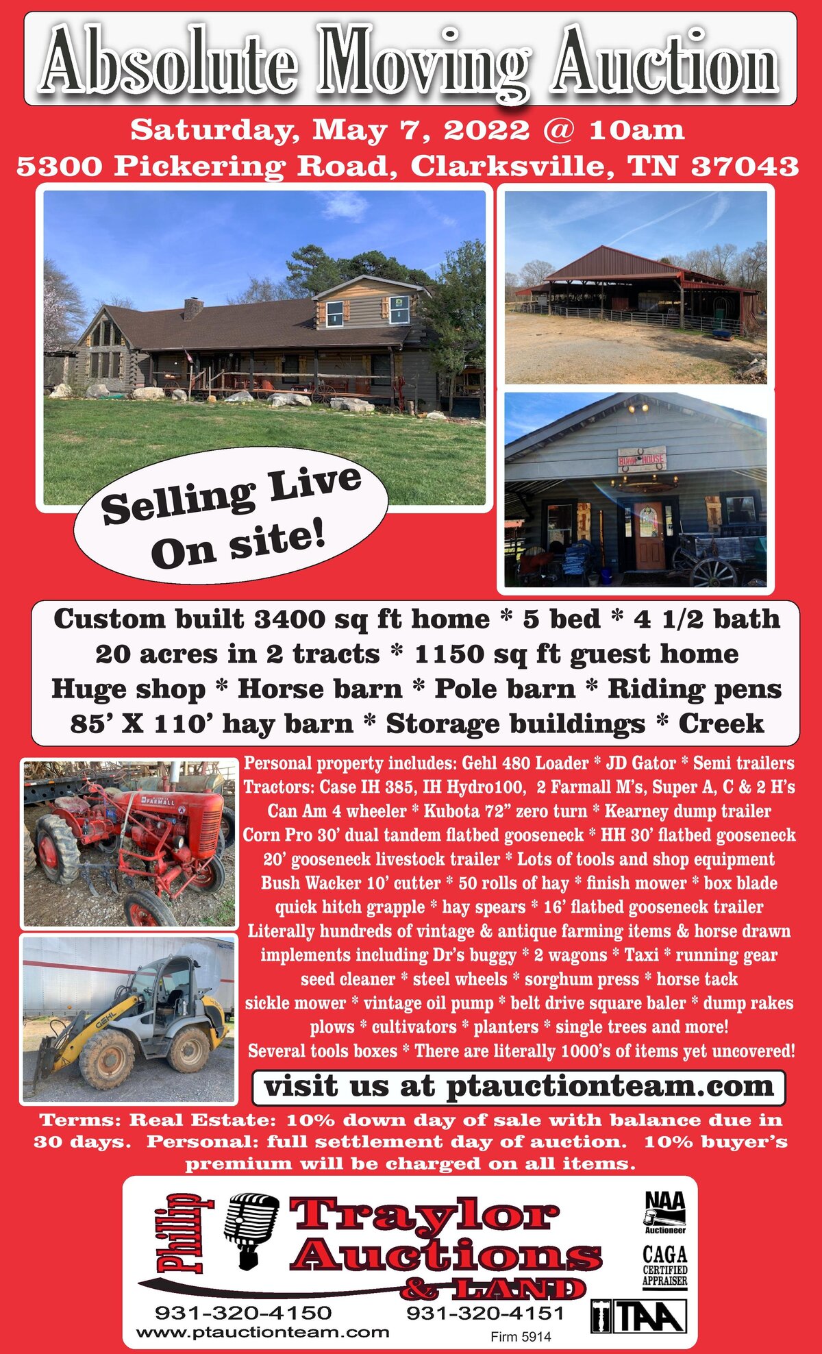 Seeley auction 5-7-22