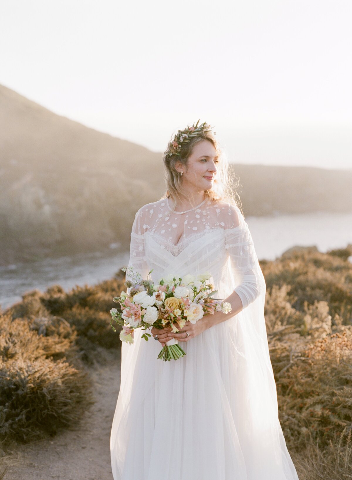 Tiffany + Ian California Big Sur Highway One Wedding Portraits Cassie Valente Photography 0119