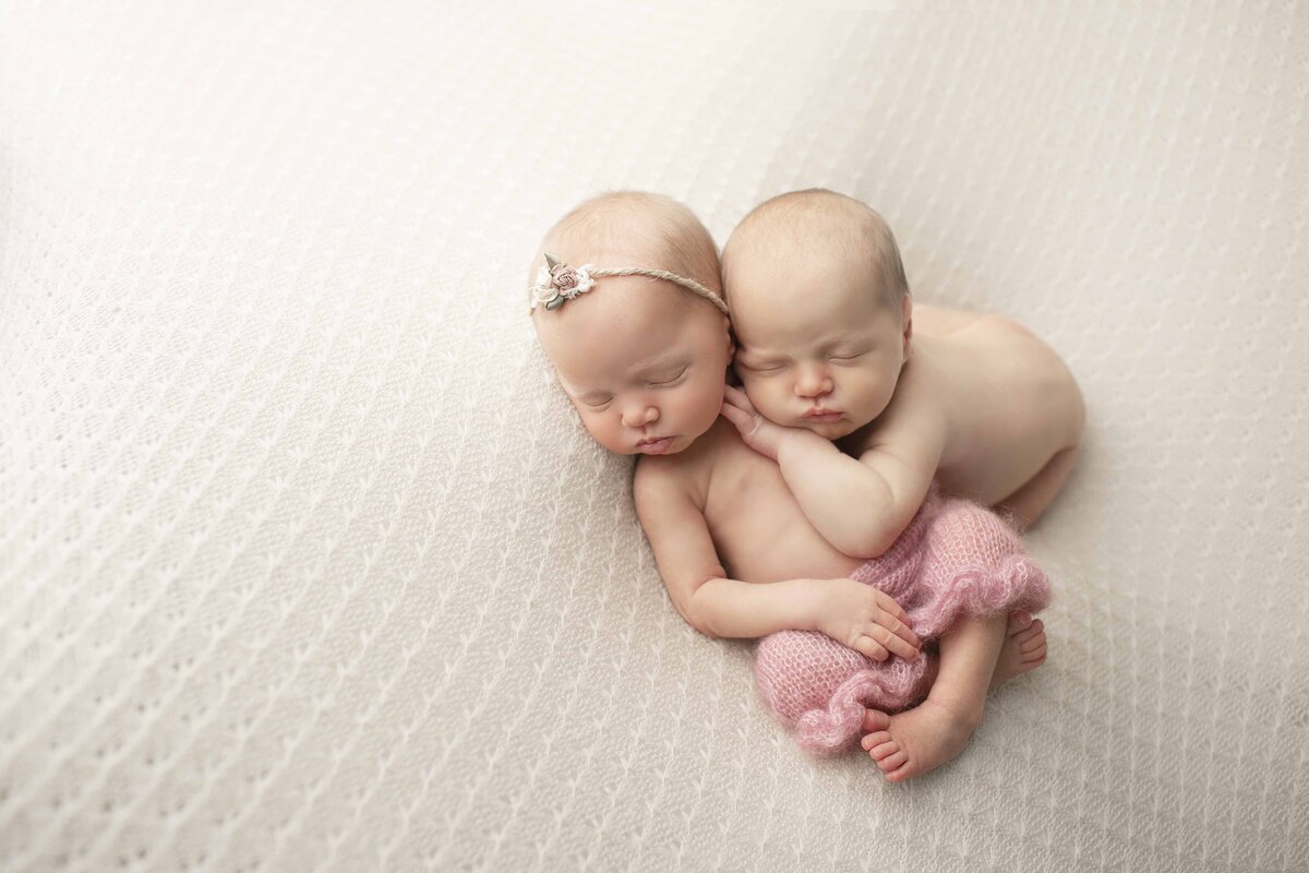 Chunky Monkey Photography with Newborn twins
