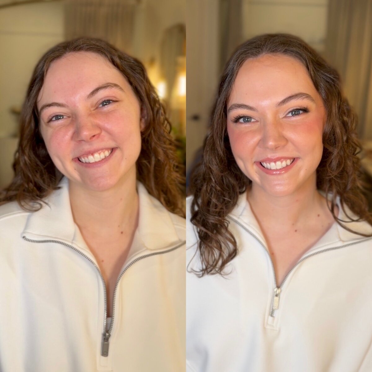 destination makeup artist, natural bridal makeup