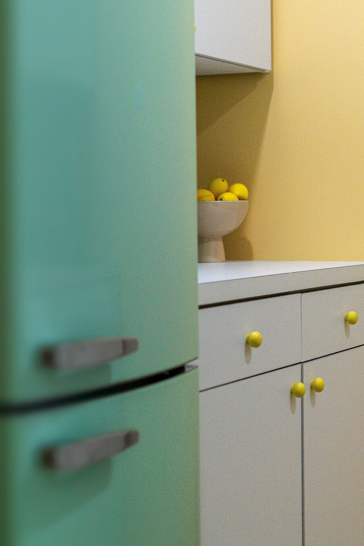 bright-fun-vintage-kitchenette-office