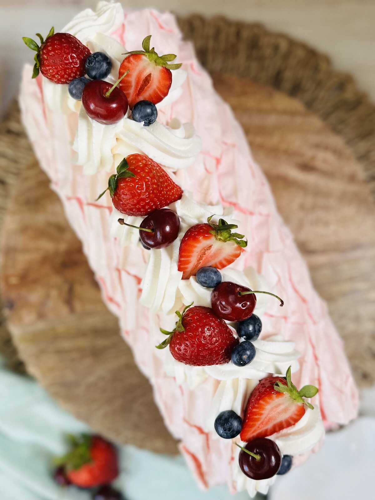 mixed berry loaf cake