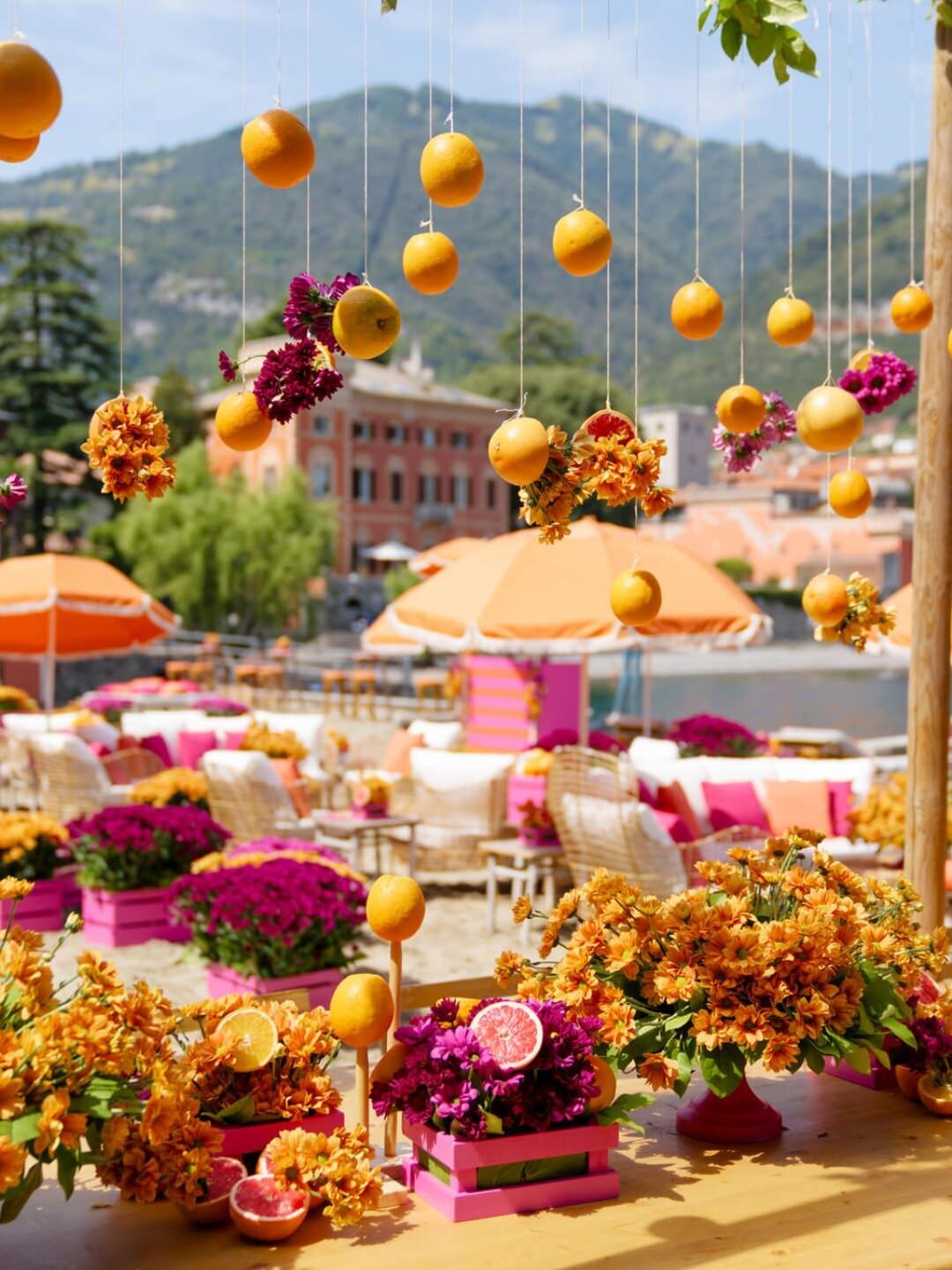 Lake Como Wedding Beach Party at @lidodilenno Alejandra Poupel10