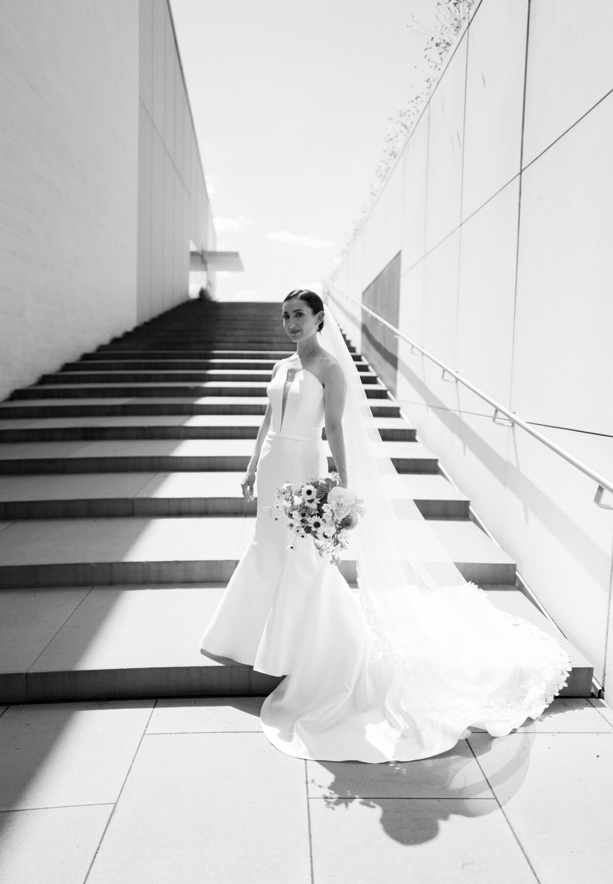 Editorial Wedding Portraits at the Kennedy Center in Washington 4