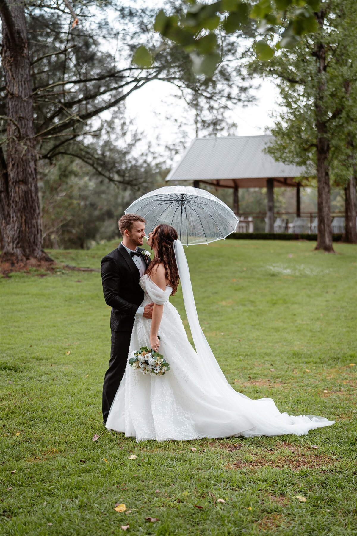 Capture the love and joy of a newlywed couple in their stunning wedding photoshoot.