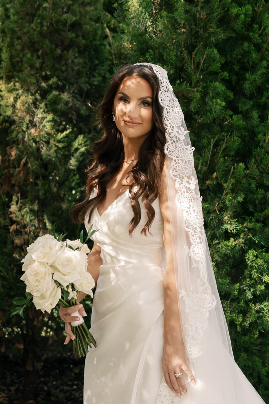 Bridal solo portrait at La Casa Toscana Wedding Venue Fort Myers Florida