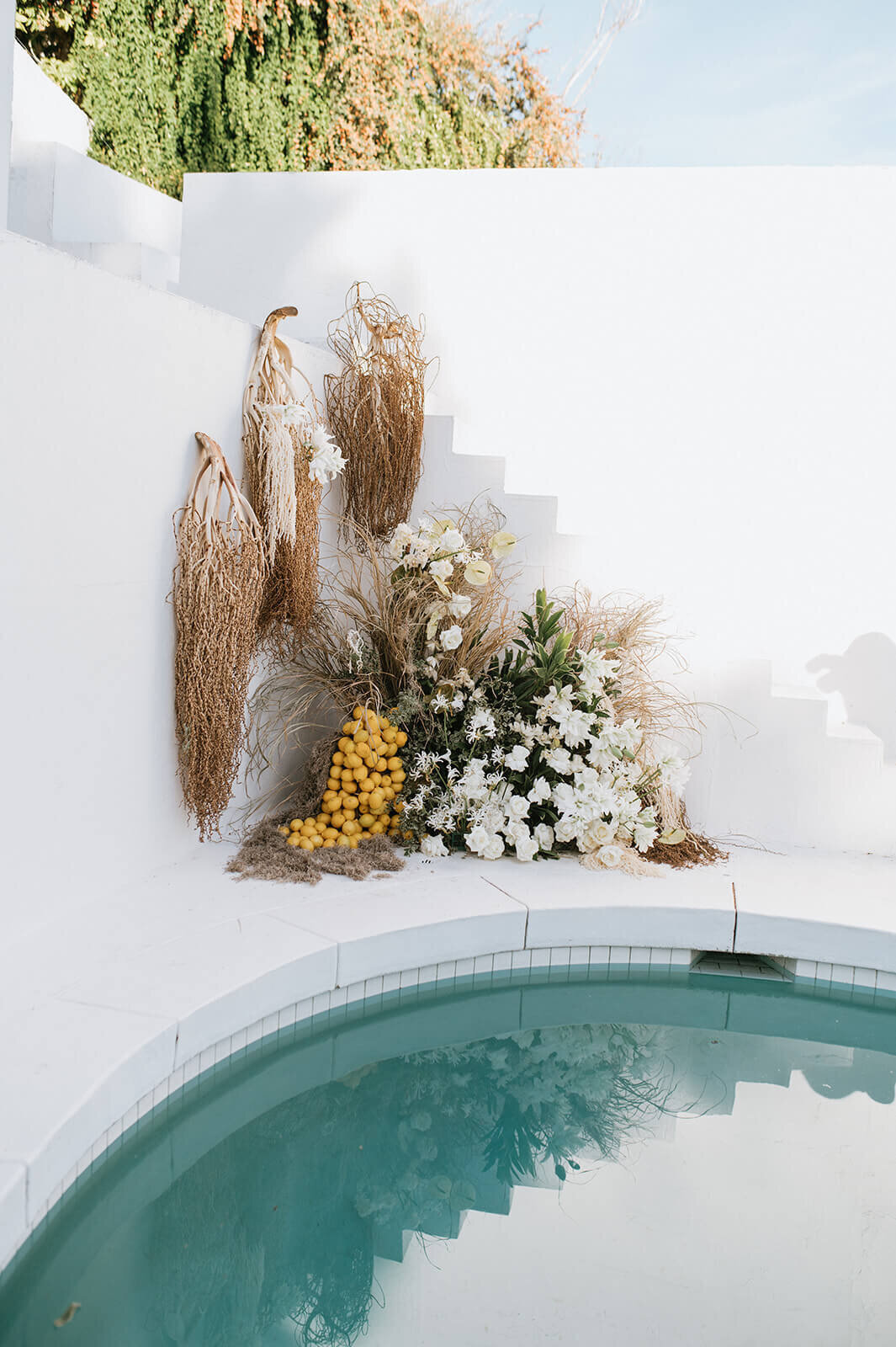 Pool-with-flowers