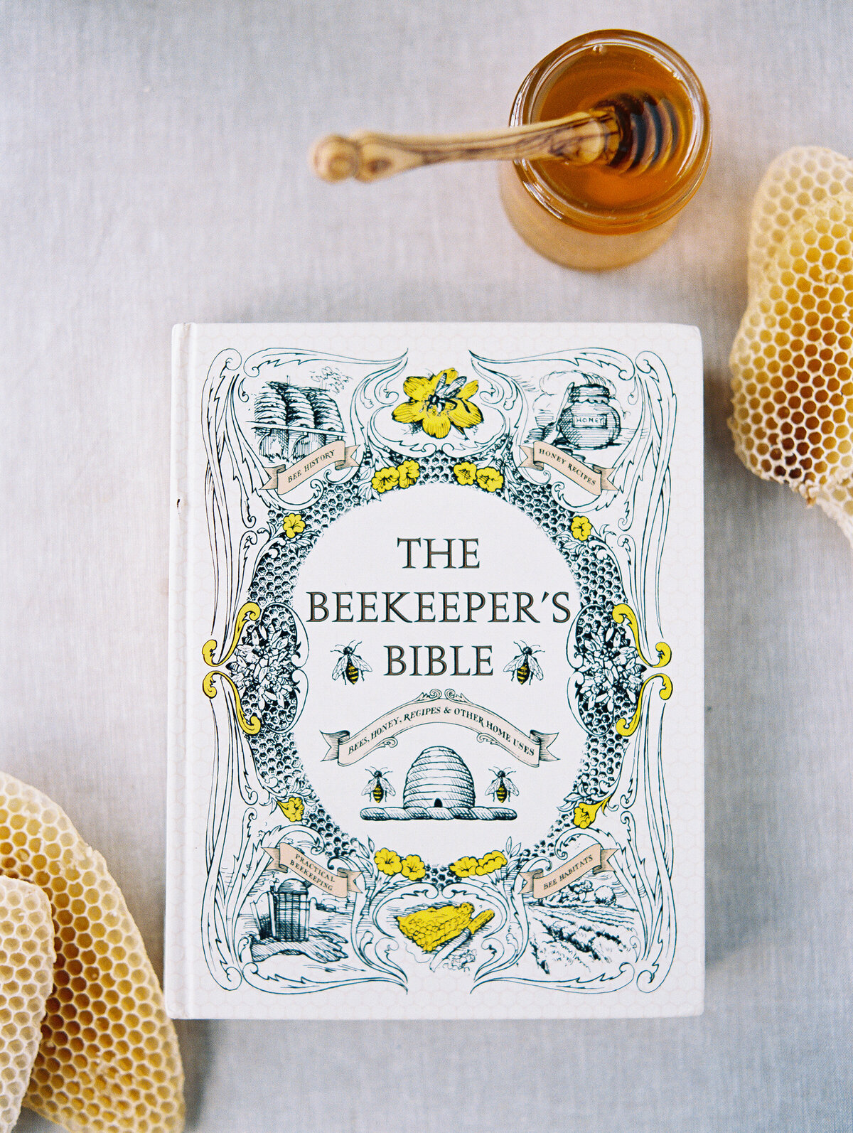 The Beekeeper's Bible for local honey farm in Oahu, Hawaii