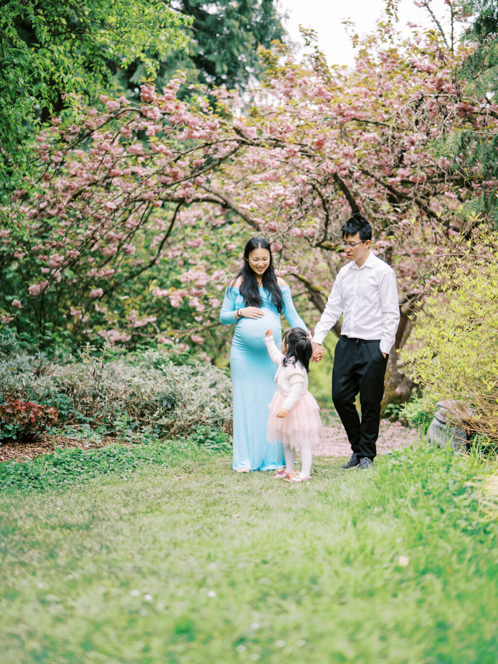 Tanya Zagumenov Washington Park Arboretum Seattle Maternity Session Yanjin-48