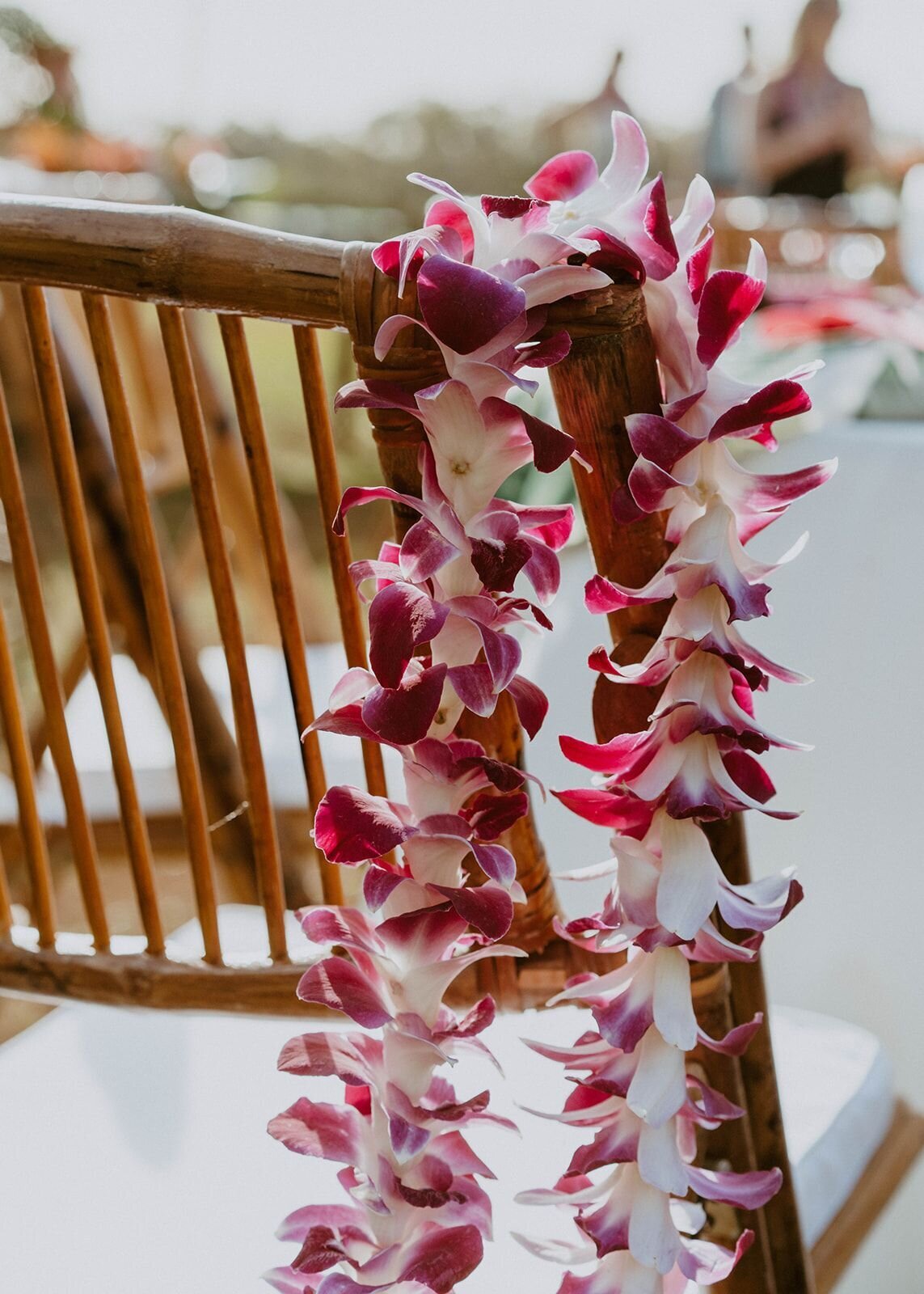 welcome-party-lei-on-chair-1