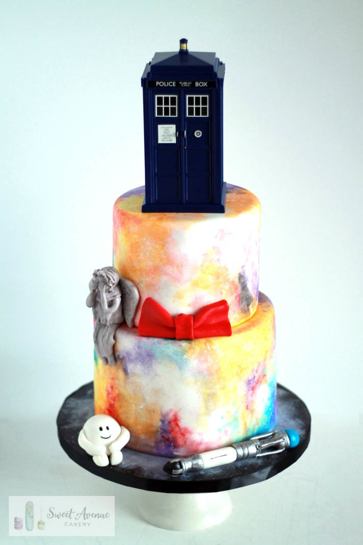 galaxy Dr. Who cake
