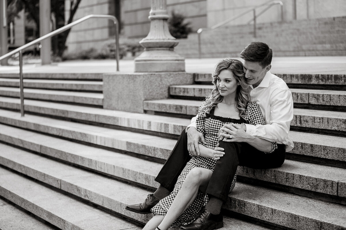 Dallas skyline engagement photos Hampton Morrow 0042