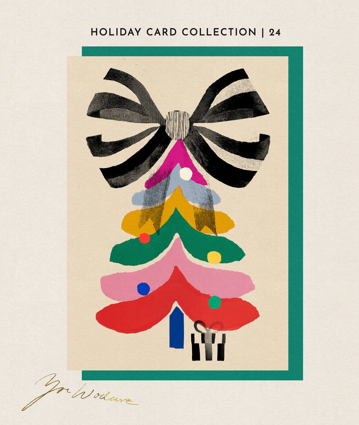 ZW_HolidayCard_Collection_TreewithBow_2024