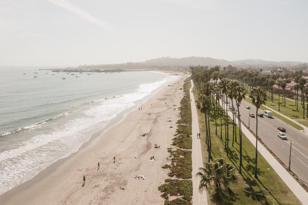 Hilton Beachfront Resort Santa Barbara wedding in California