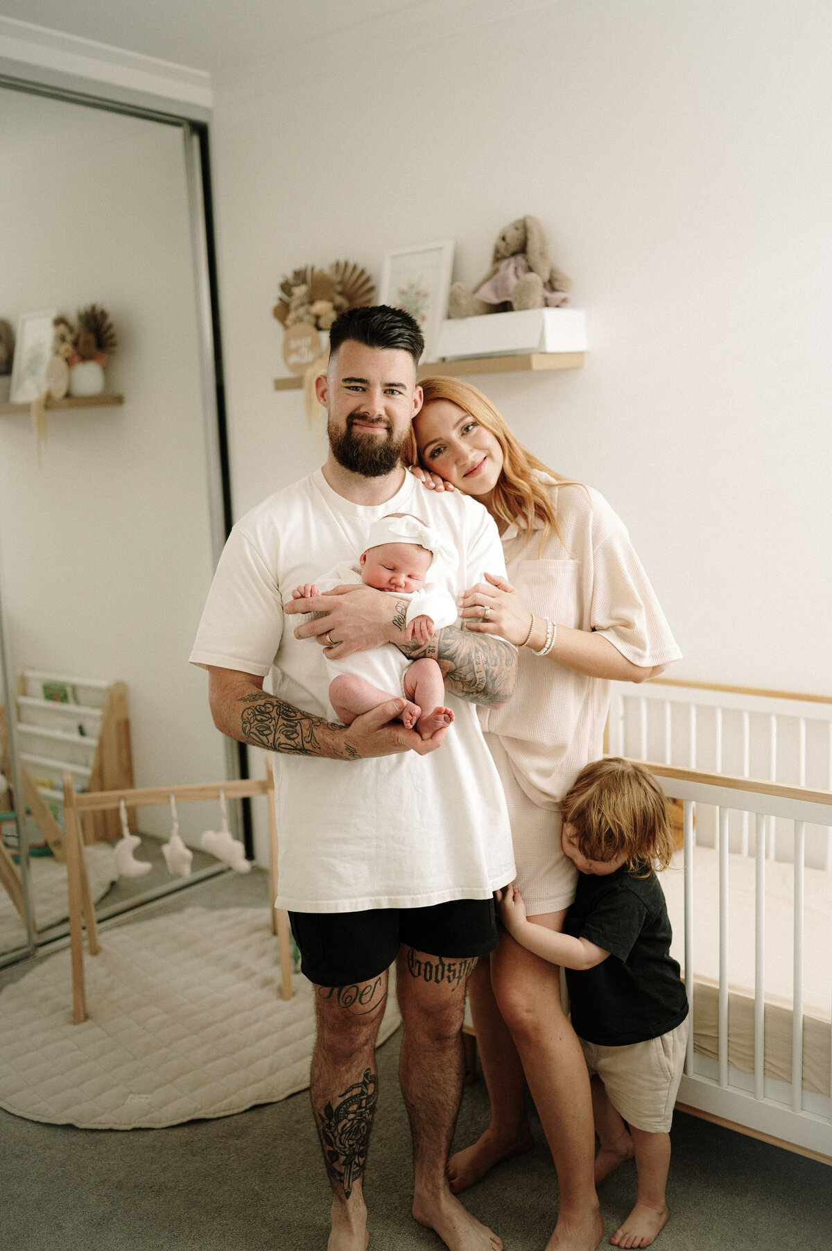 Relaxed newborn photography for Perth families