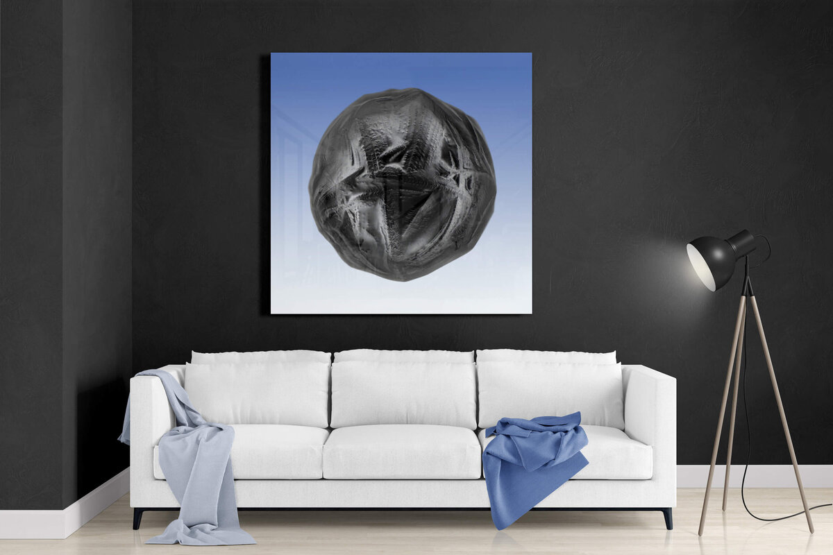 Fine Art featuring Project Stardust micrometeorite NMM 3661 Acrylic and Aluminum Panel Rm 1