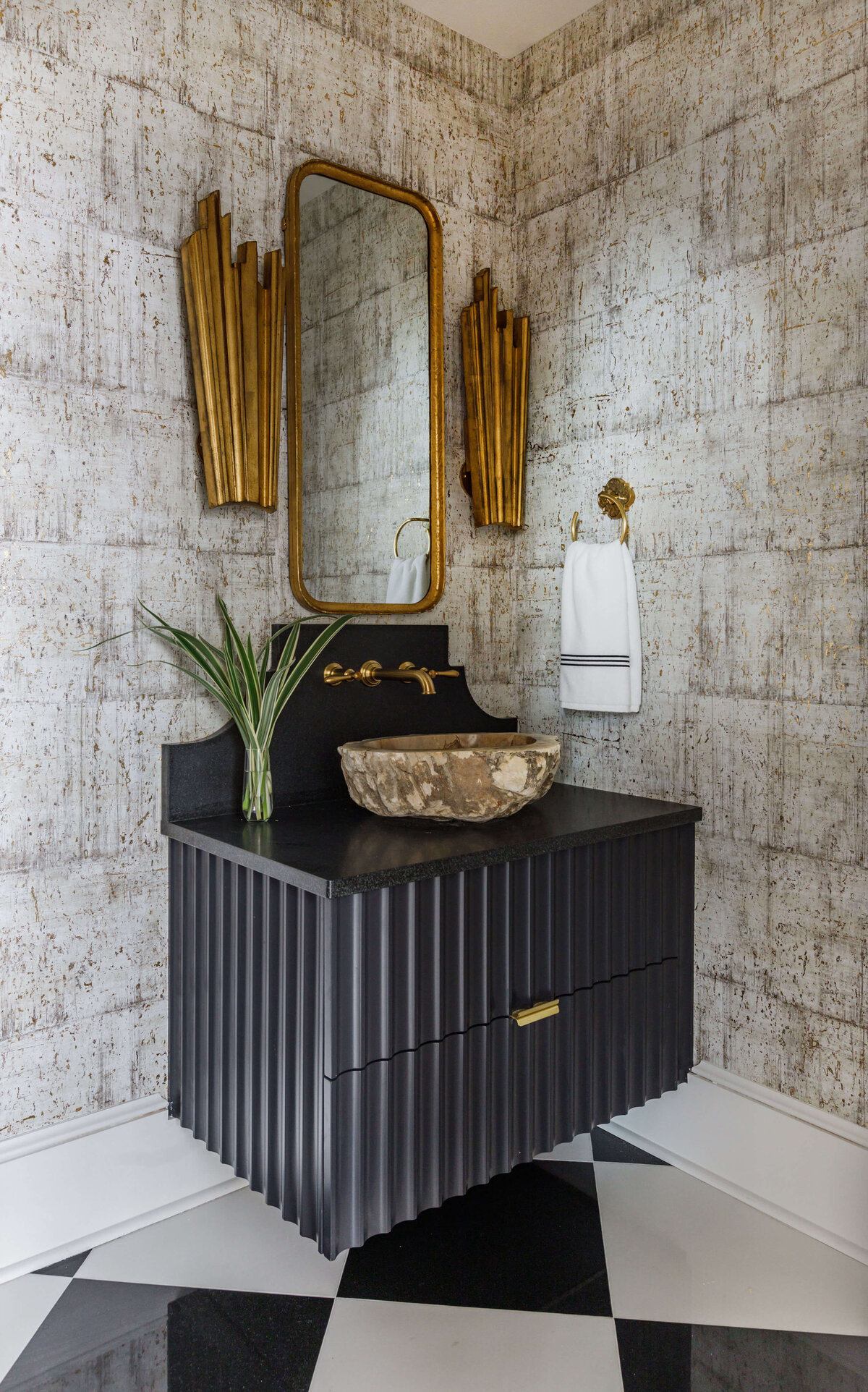 Long Point Amelia Island Lola Interiors Powder Bath
