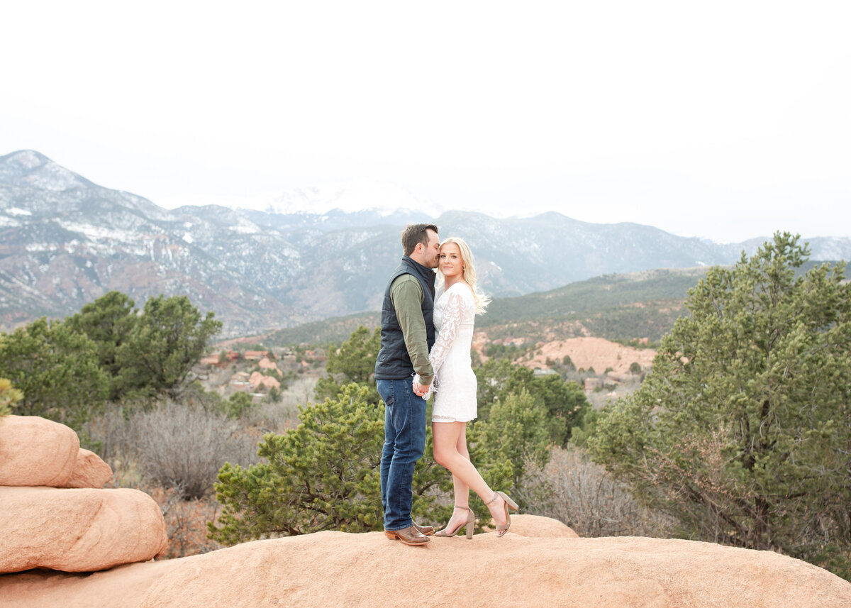 engagement session at Garden of the Gods Park in Colorado Springs
