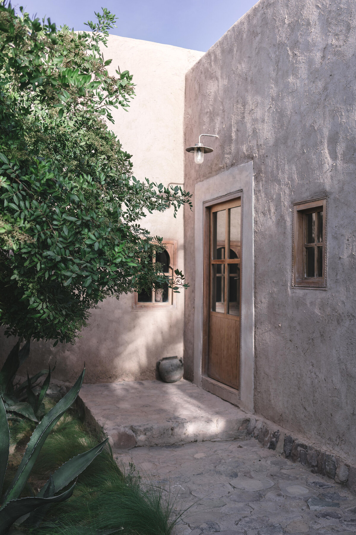 Exterior detail at Berbere Lodge