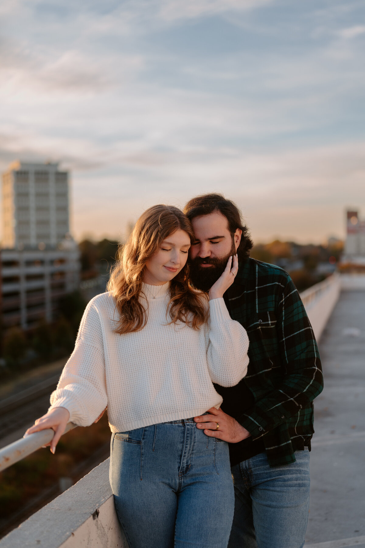 durham parking deck engagement