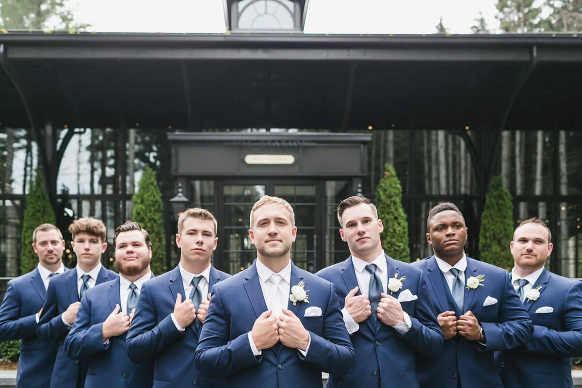 A chic black tie summer Shepherd's Hollow Golf Club Wedding