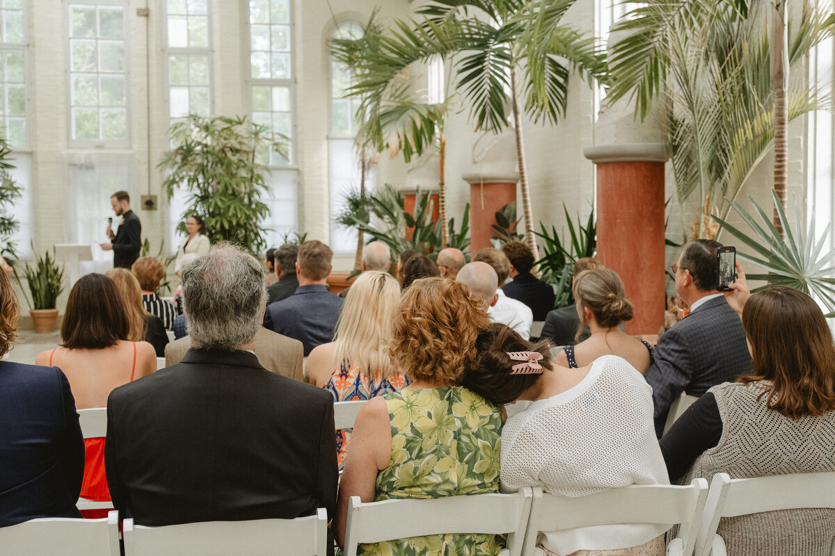 documentary photographer garden greenhouse wedding-96