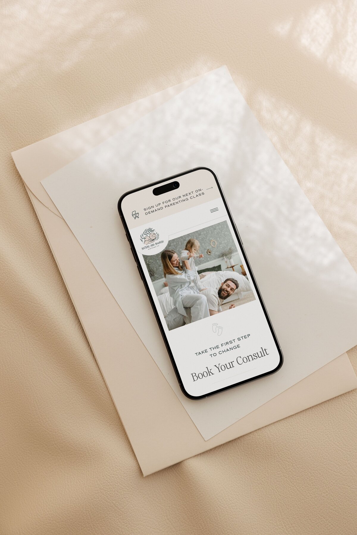 Custom website for child company