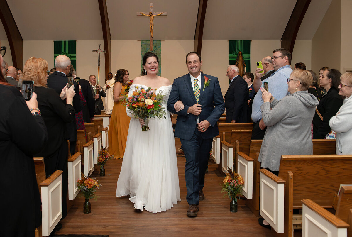 Wedding Ceremony St Mary's Church Wells Maine