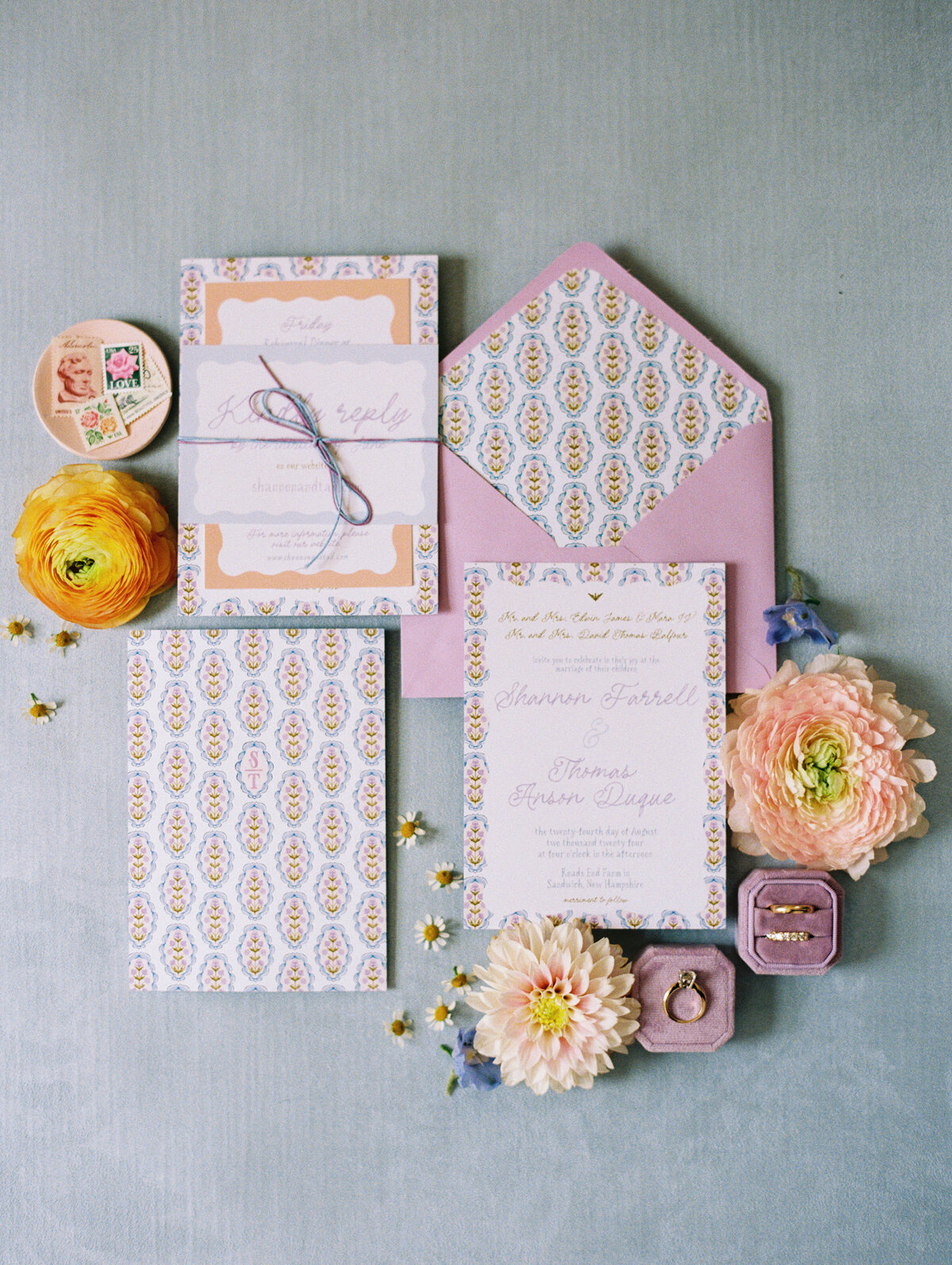 stationary suite flatlay