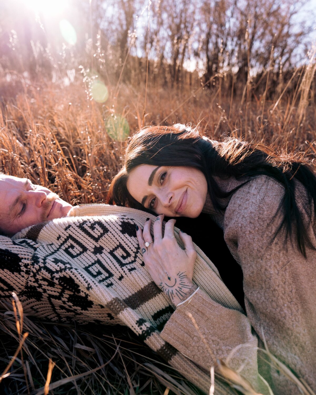denver colorado wedding photographer - couple embracing