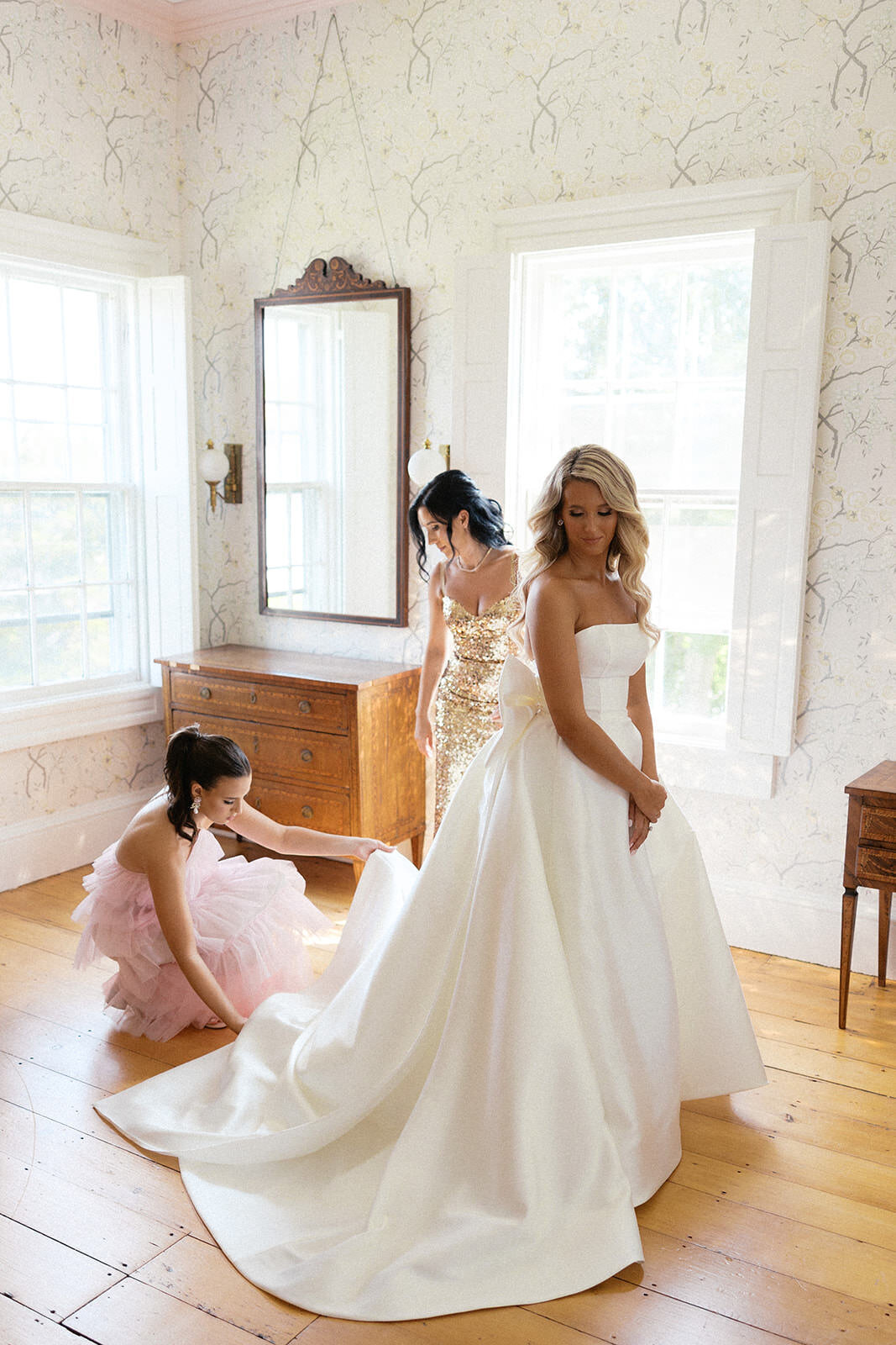 Pink destination wedding in newport-Halie Child Photography-9