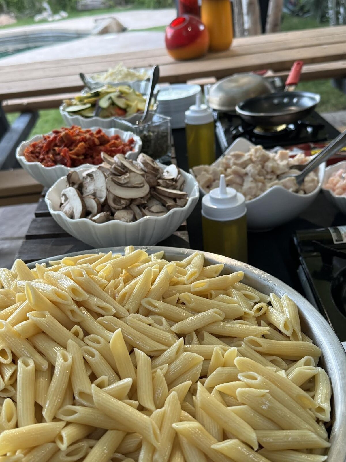 pasta bar catering 