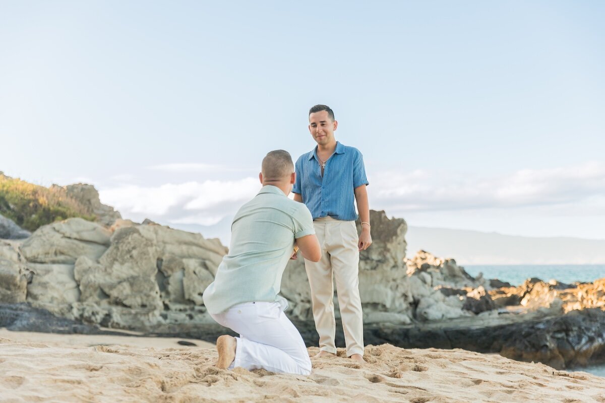 Emotional Kauai Proposal Photos