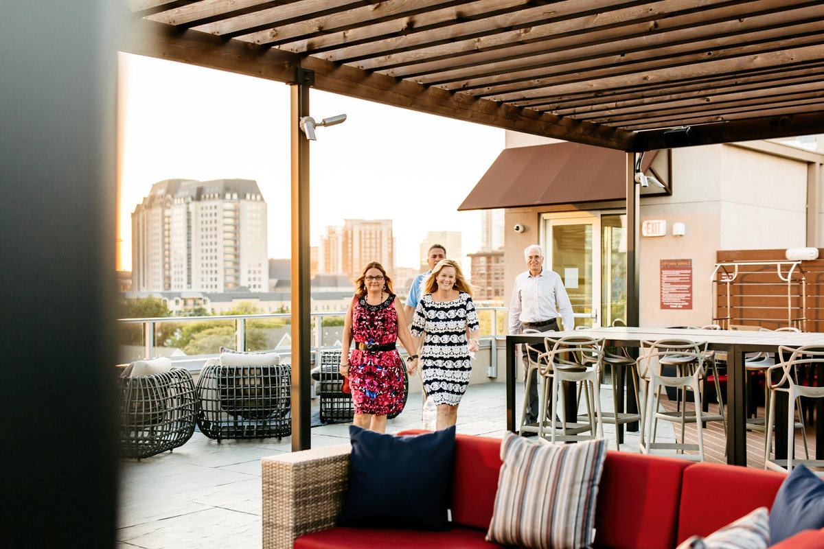 Eric & Megan - Downtown Dallas Rooftop Proposal & Engagement Session-115